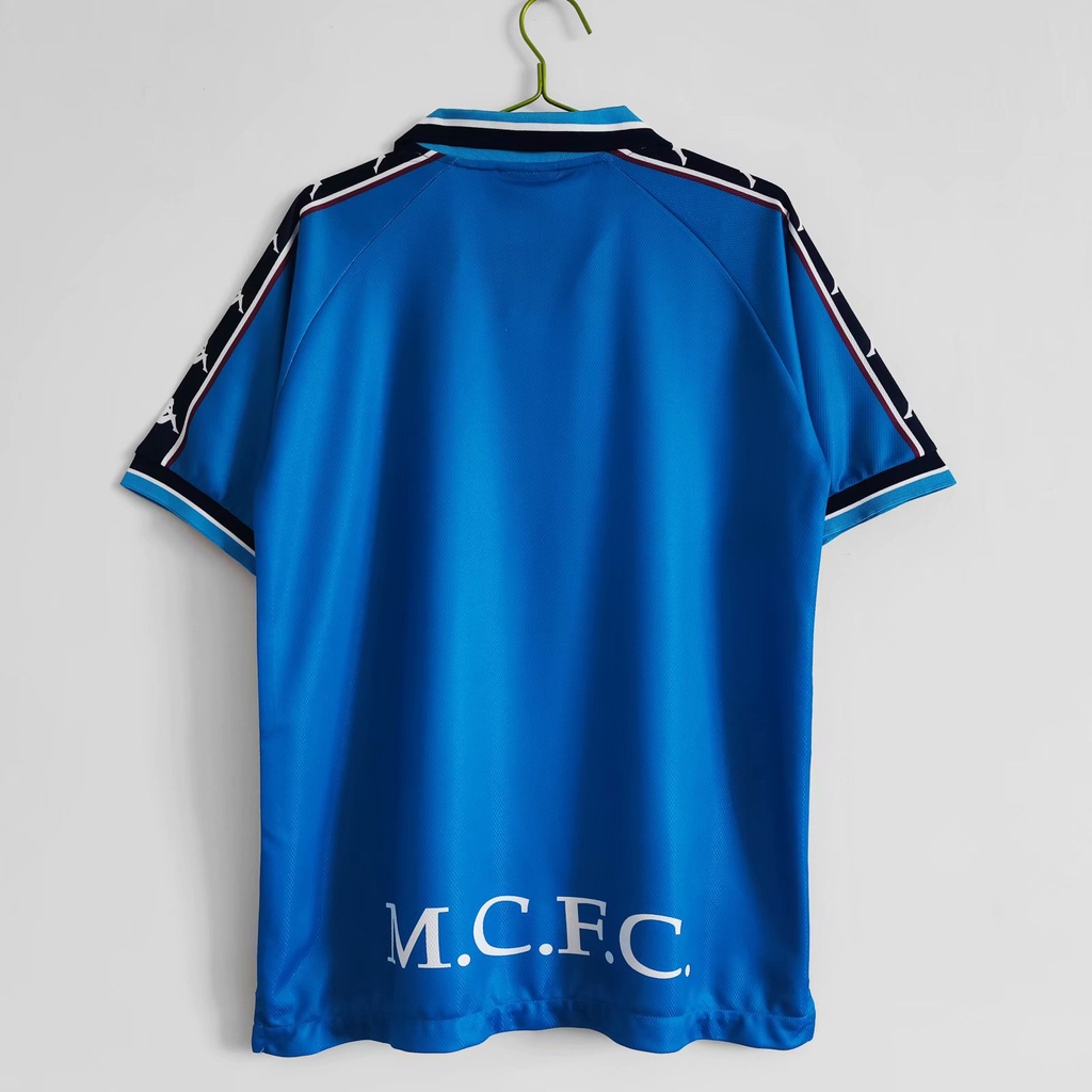 Áo Thun Thể Thao Phong Cách manchester city 1997-99 Chất Lượng Cao