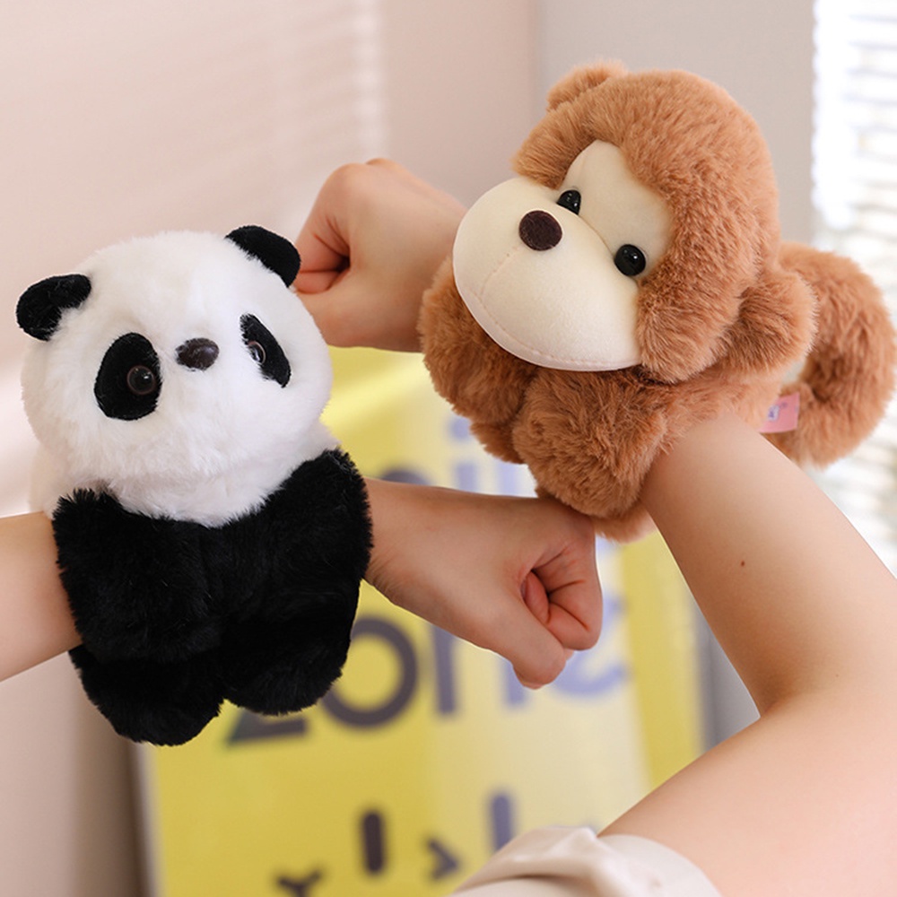 Hoạt Hình Vòng Đeo Tay Gấu Trúc / Cáo Nhồi Bông Dễ Thương Cho Bé Gái