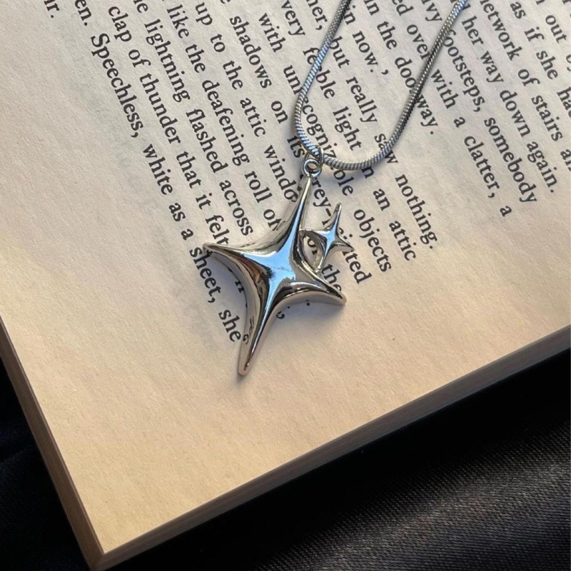 Vòng cổ Dạng Chuỗi Hình Ngôi Sao coo Phong Cách hip hop y2k awn Cho Nữ