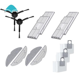 Túi lọc chổi bên + chổi lăn cho robot hút bụi roborock s8 pro ultra s8 +
