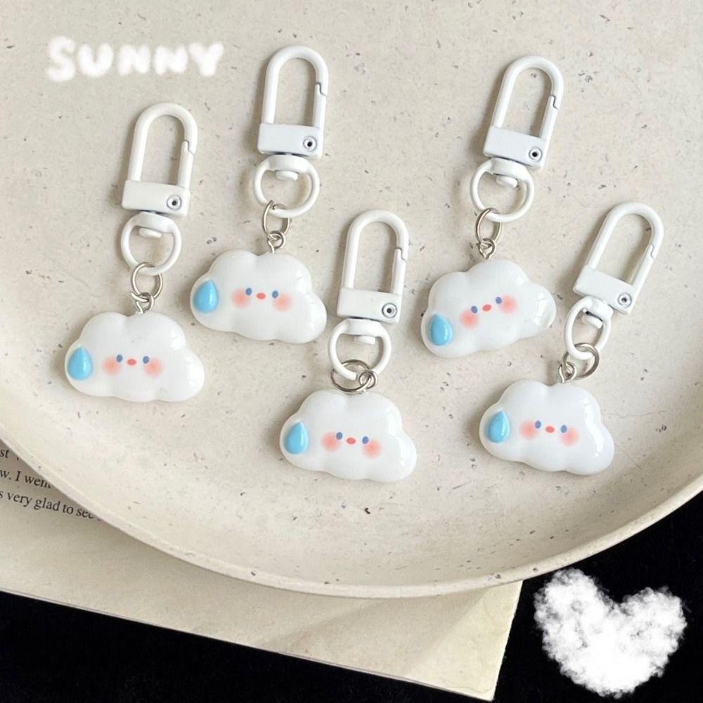 Daron1 Móc Khóa Hình Đám Mây Ngôi Sao Đám Mây Ngôi Sao Đám Mây Hoạt Hình Dễ Thương Ốp