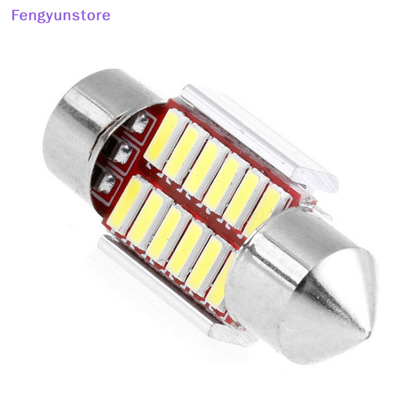 Set 2 Bóng Đèn led 31mm 4014 12smd c5w Cho Nội Thất Xe Ô Tô vn