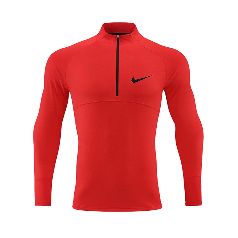 Áo Thun Thể Thao Dài Tay Cổ Tròn Thấm Hút Mồ Hôi Nhanh Khô Cho Nam