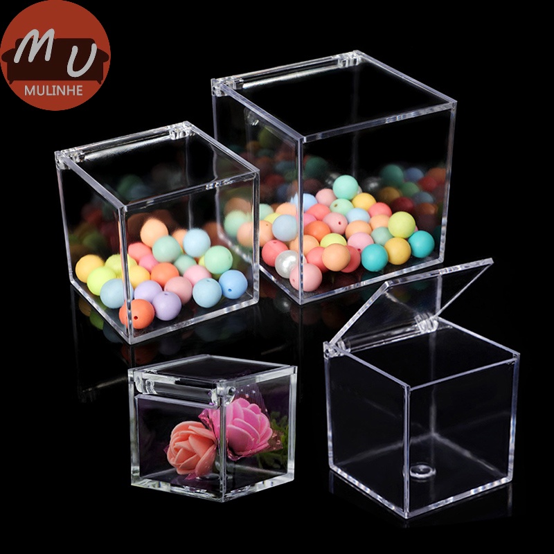 Hộp Đựng Kẹo / Sô Cô La / Kẹo Bằng acrylic Trong Suốt
