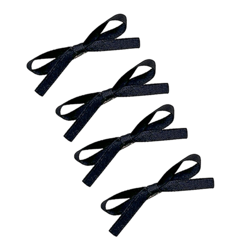 Bộ 4 Kẹp Tóc Hình Nơ Ruy Băng mini Dễ Thương