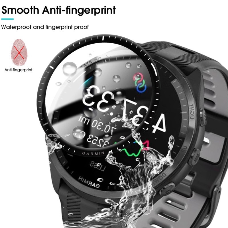 Miếng Dán Màn Hình Cong 3d Trong Suốt Chống Dấu Vân Tay Cho garmin forerunner 965