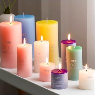  Nến Thơm Mùi Hoa Nhài Vani Oải Hương... Nến Trụ Tròn Decor Phong Cách Châu Âu Không Tạo Khói Thời Gian Cháy Lên Tới 22h 