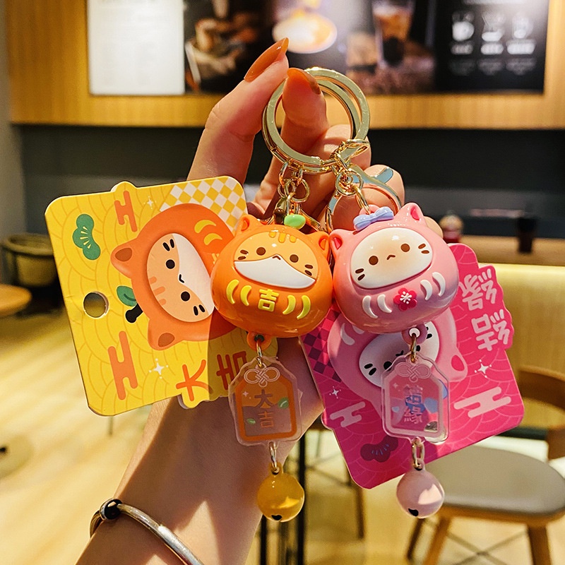 Móc Khóa Hình Mèo cocoa Hoạt Hình Đáng Yêu