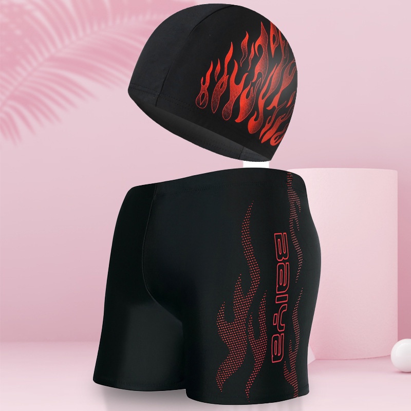 Quần Bơi Kèm Mũ Bơi Chuyên Dụng Cho Nam