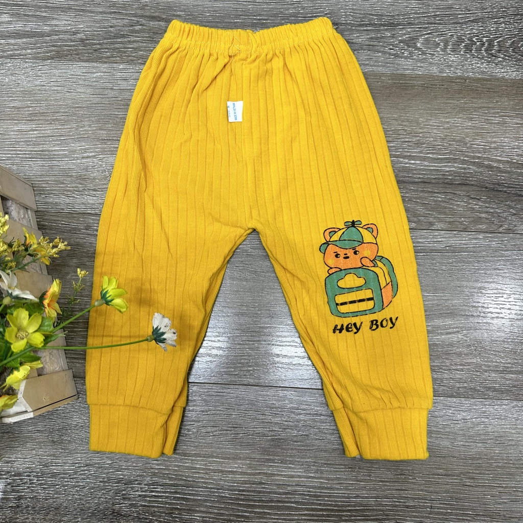 Quần dài len tăm hình thú cho bé trai, bé gái