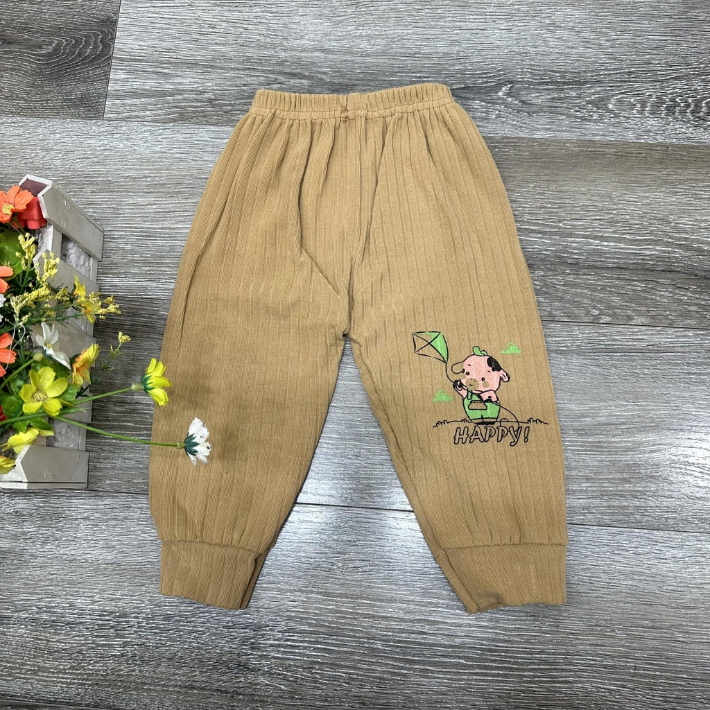 Quần dài len tăm hình thú cho bé trai, bé gái