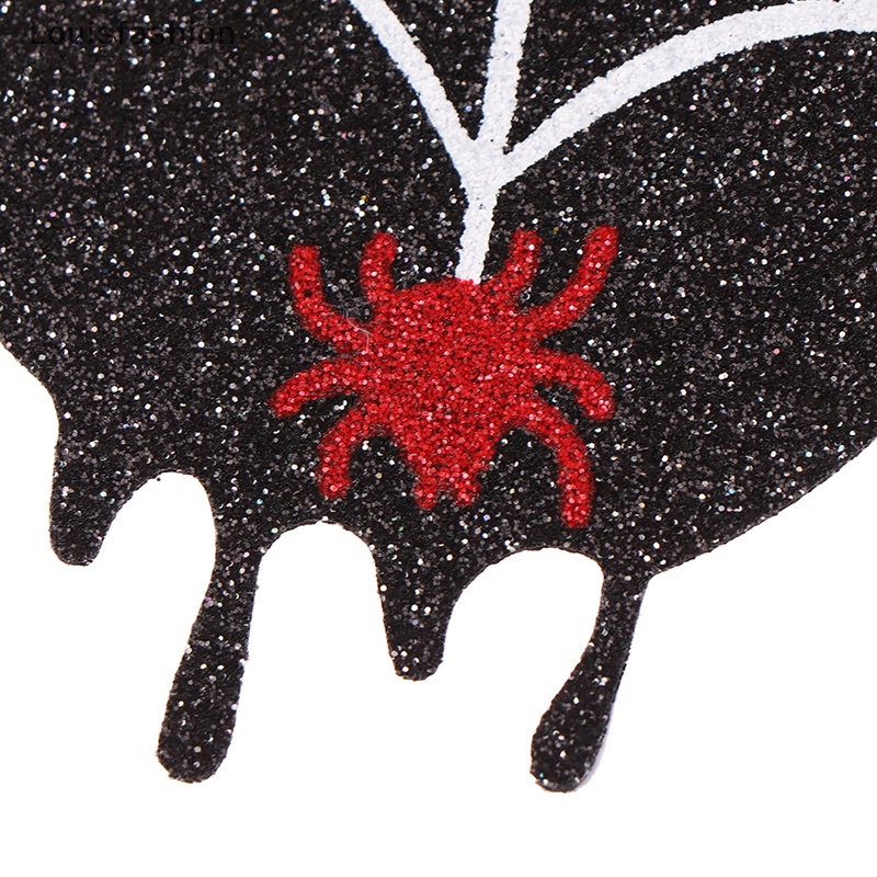 Louis Thời Trang 2 Cặp Miếng Dán Ngực Hình Nhện / Dơi / Bí Ngô Màu Đen Dùng Một Lần