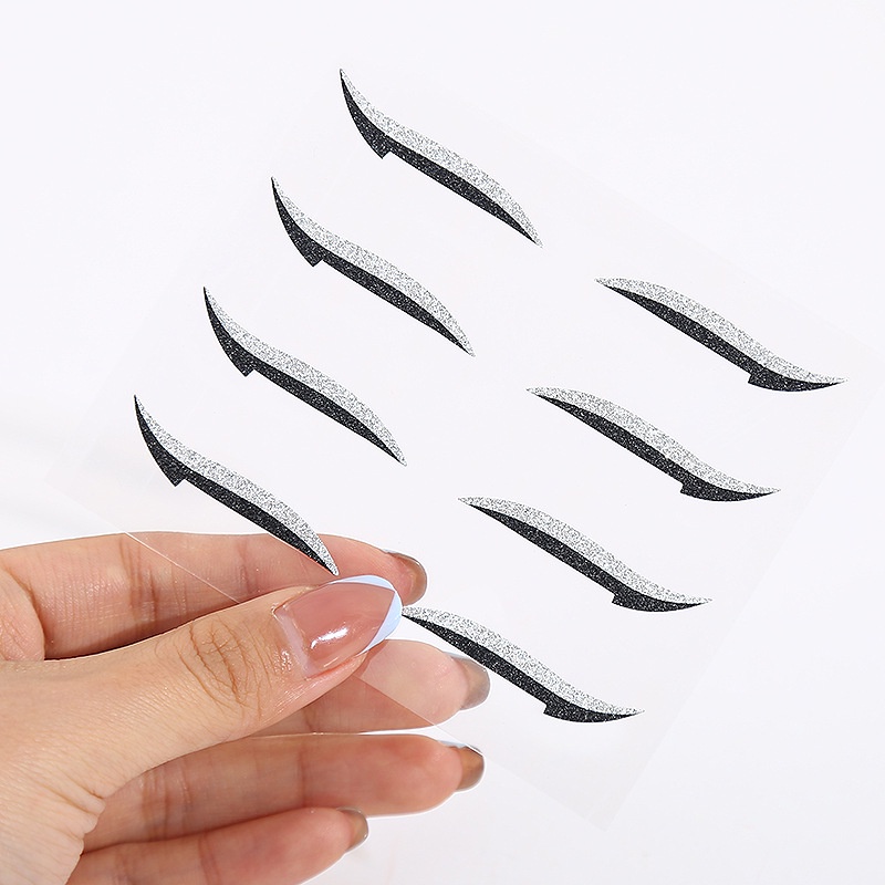 Miếng Dán Kẻ Mắt Trang Điểm Mắt Mèo Phong Cách Âu Mỹ Sáu Trong Một