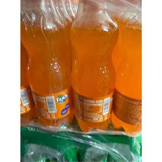 Nước giải khát có gas fanta cam chai 390ml fanta chai 390ml x 1 chai