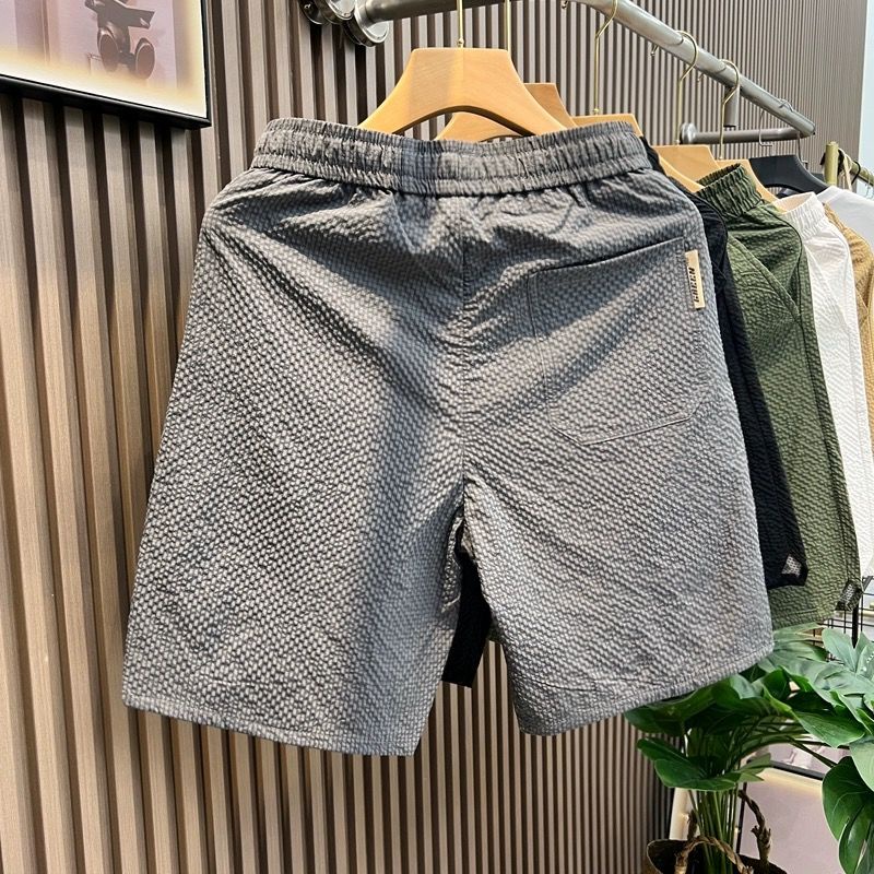 Quần Short Màu Trơn Dáng Rộng Thời Trang Mùa Hè Cho Nam