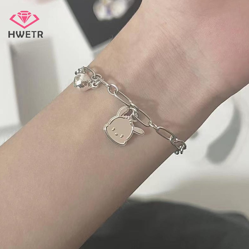 Vòng Cổ / Vòng Tay Mặt Hình Chú Chó pochacco Bằng Hợp Kim Thời Trang Cho Nữ