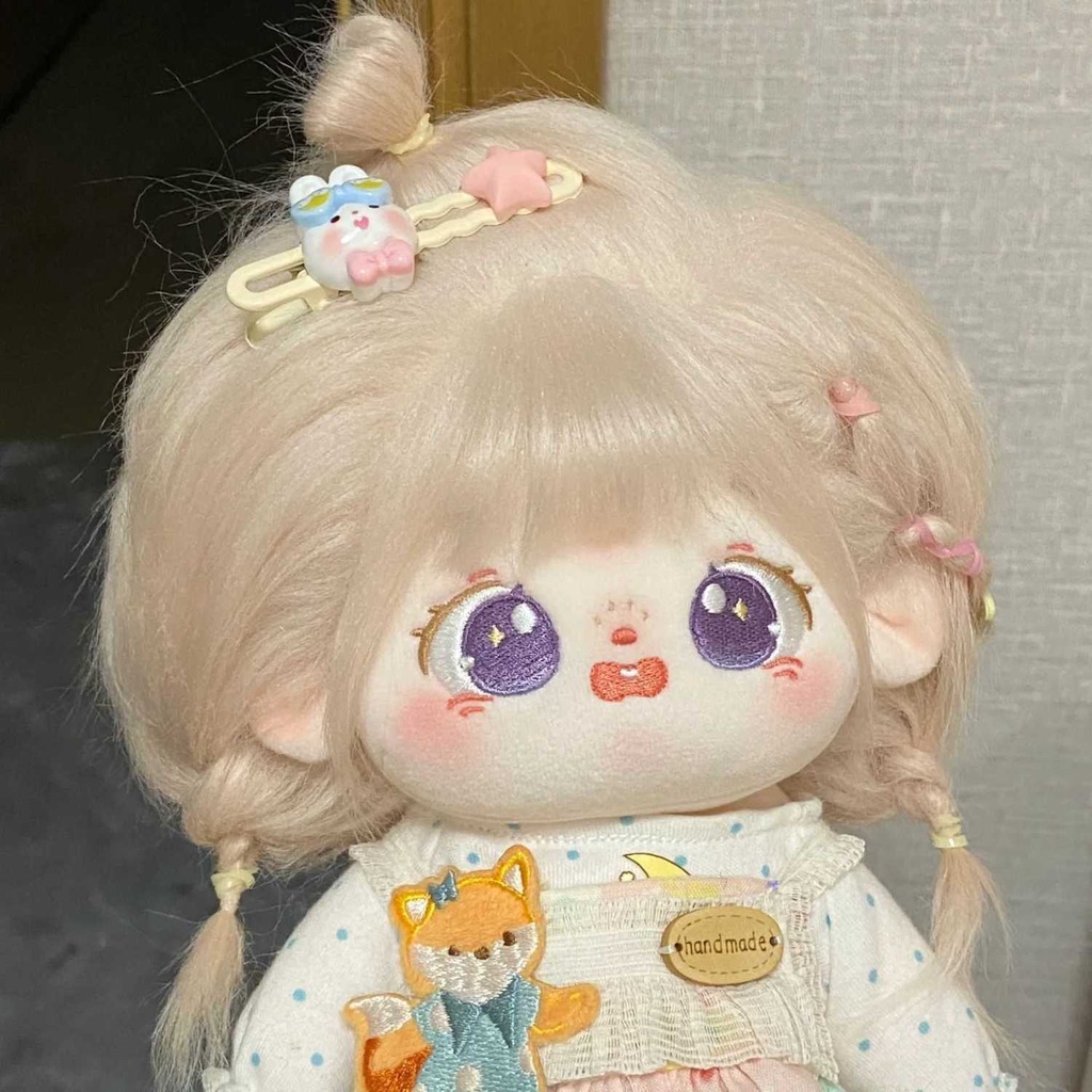 Panda~Đồ chơi nhồi bông búp bê bông  Búp bê dễ thương phong cách INS Ngoại hình ưa nhìn + quần áo miễn phí + dụng cụ chải chuốt Quà sinh nhật 0311