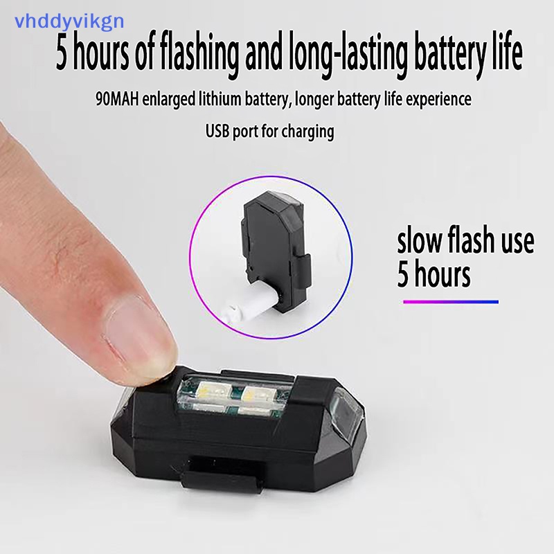 1 Đèn led Nhấp Nháy mini Chống Va Chạm Thông Dụng Cho Xe Đạp