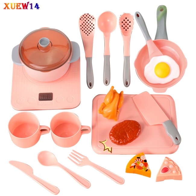 Bộ 20 / 40 Đồ Chơi Nhà Bếp Có Nhạc Và Đèn Cho Bé