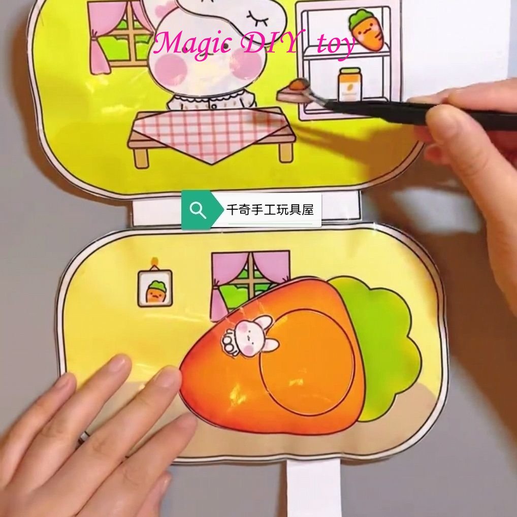 Sách Giấy Làm Đồ Chơi Thủ Công Có Nhạc Cho Bé