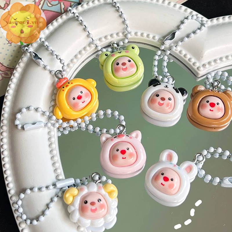 Vastji Móc Khóa Hình Động Vật Hoạt Hình Dễ Thương Trang Trí Ba Lô / Túi Xách / Ô Tô vn