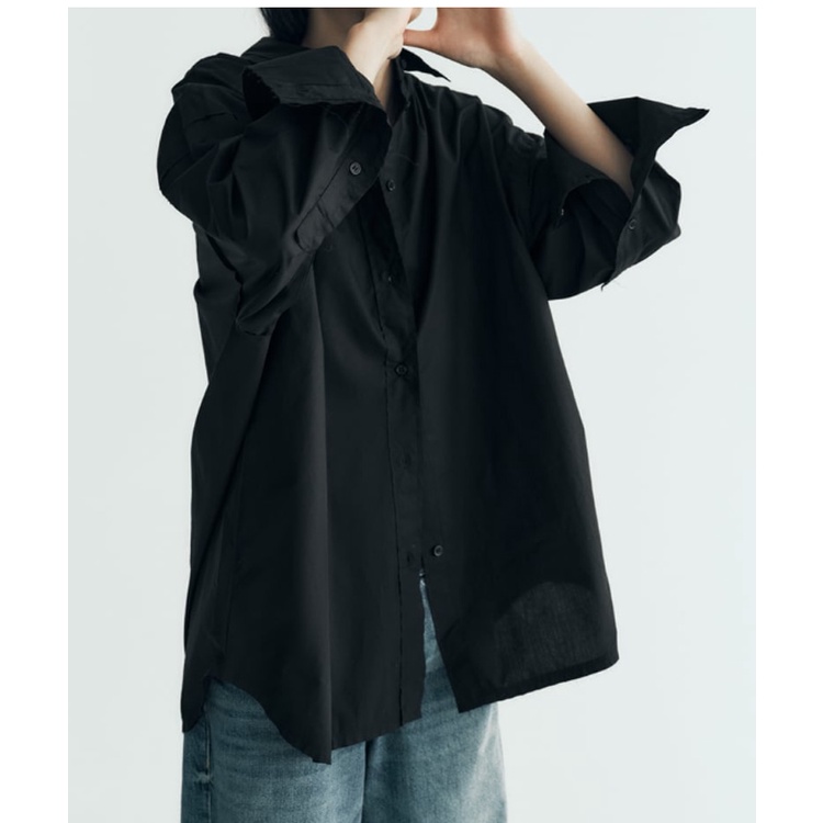 Zara Áo Sơ Mi Tay Dài Dáng Rộng Cổ Bẻ Phối Hàng Nút Thời Trang Thu Đông 237200016