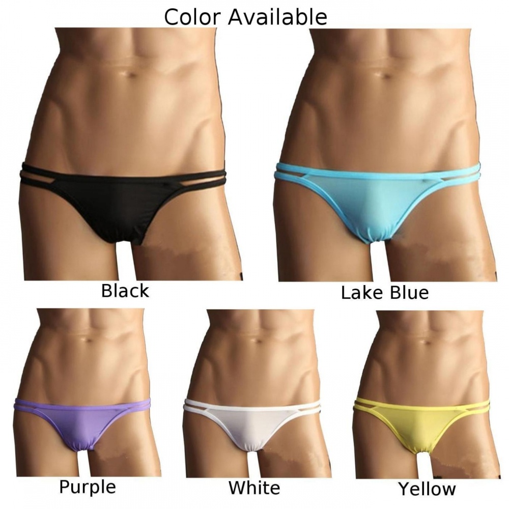 Quần Lót Nam polyamide / nylon Trơn Dây g-string Thoáng Khí