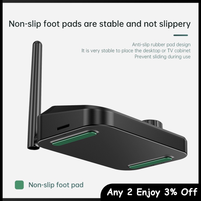 Zevaret Cáp Chuyển Đổi Âm Thanh aux bluetooth 5.0 Có Màn Hình 3.5mm