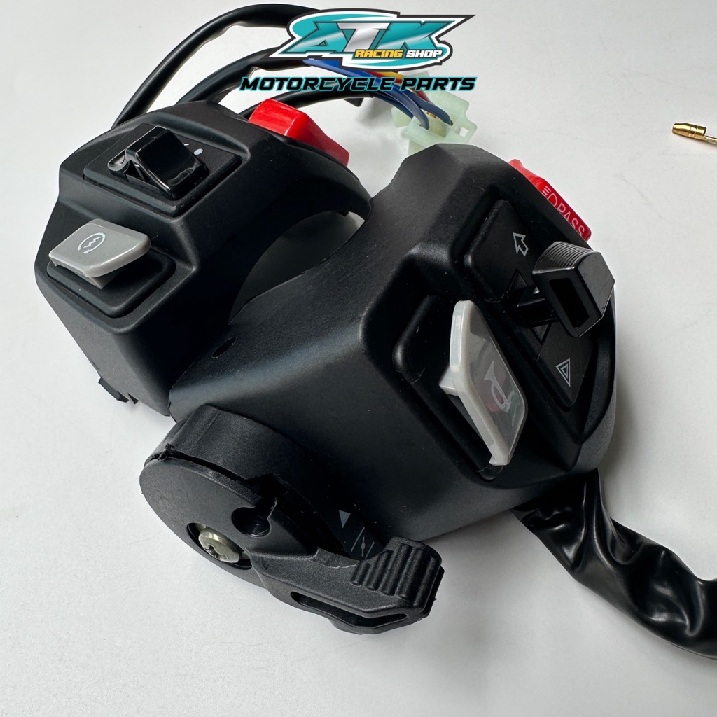 Cùm NVX gắn xe Exciter 135 đã mod sẵn full chức năng ,Bassing ,hazard ,tắt máy có dây kéo e