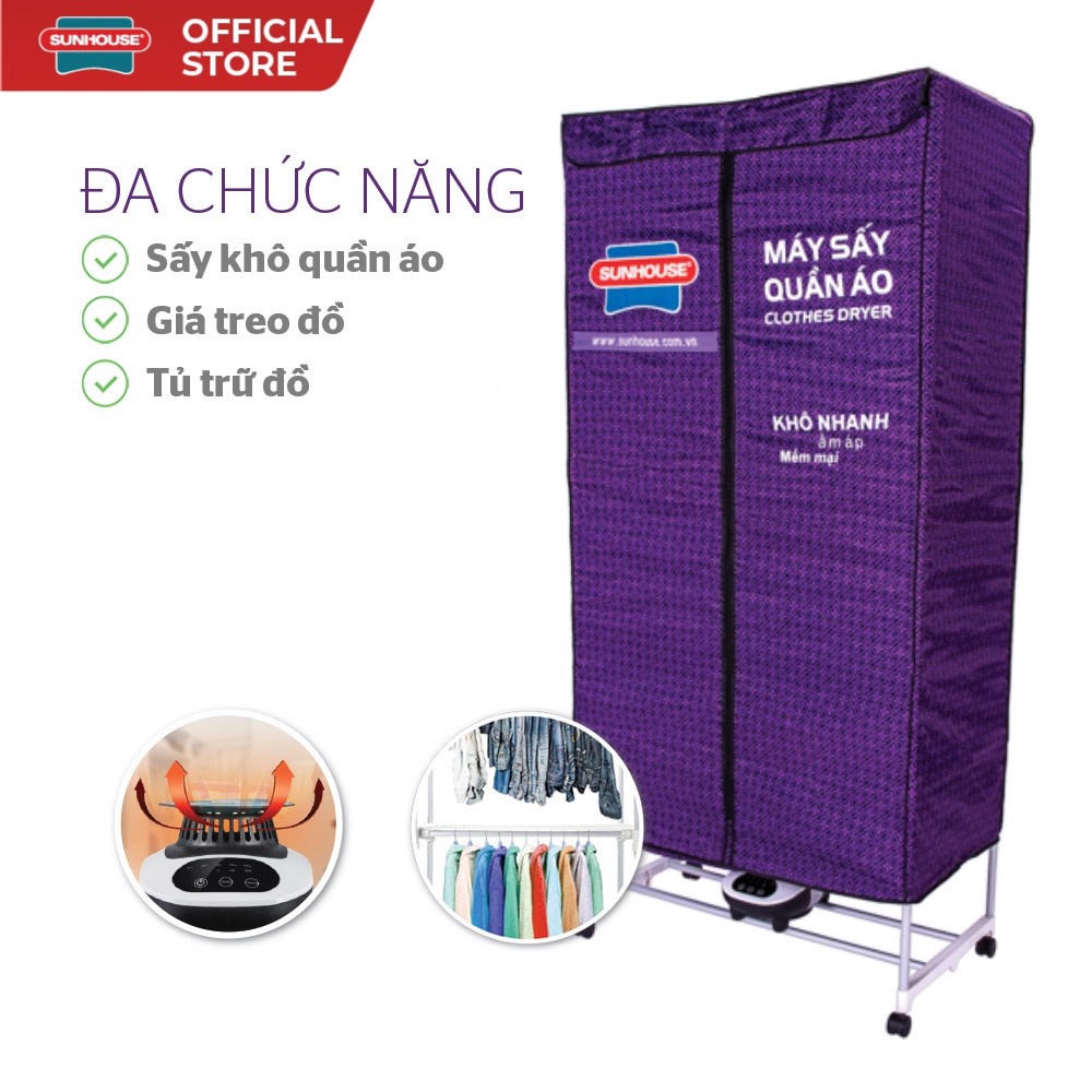 Máy sấy quần áo Sunhouse SHD2707 , HÀNG CAO CẤP , BÁN CHẠY NHẤT TẠP ĐOÀN