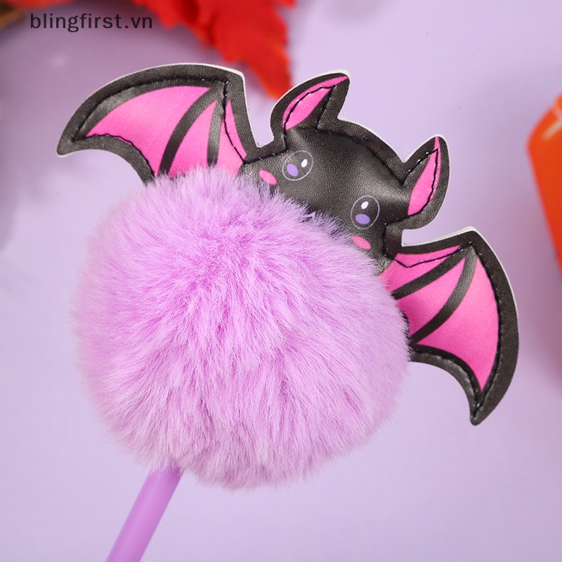 Bút Bi Hình Quả Bí Ngô Dơi Nhồi Bông Sáng Tạo Dễ Thương Cho Học Sinh / Văn Phòng