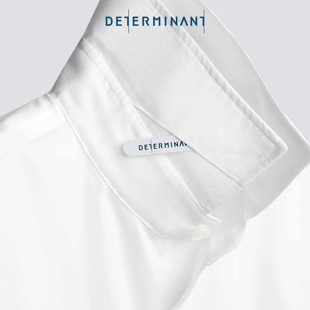 Áo sơ mi nam DETERMINANT tay dài - dáng ôm - màu trắng - 201