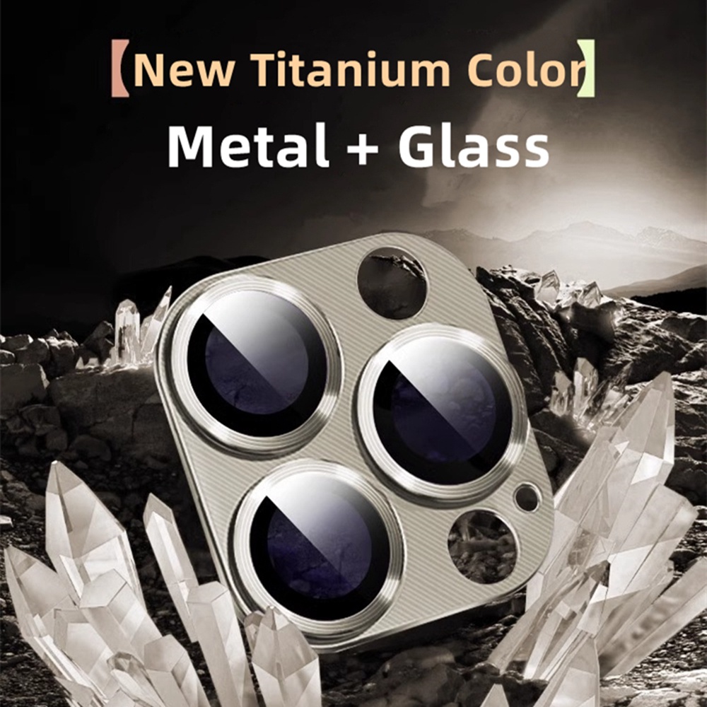 Vòng Kim Loại Titan Bảo Vệ Ống Kính Máy Ảnh Cho iphone 13 14 15 pro max 14 15 plus