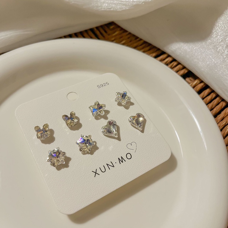 Thời Trang Bông Tai Ngôi Sao Trái Tim Xinh Xắn Cho Nữ