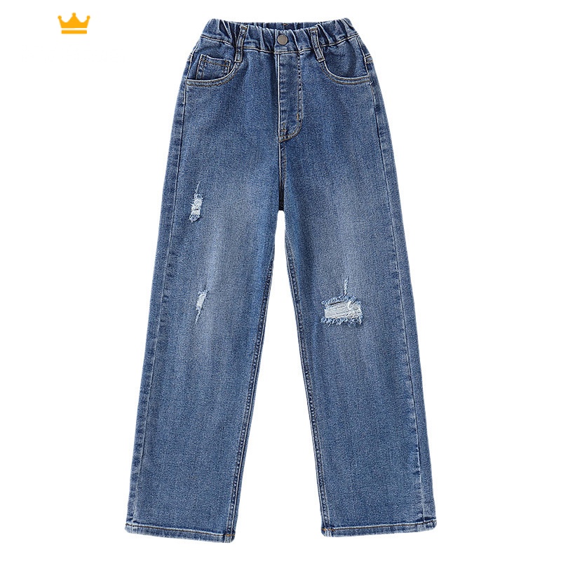 KidKloset quần jean  bé gái quần bò bé gái Vải chất lượng cao Thời trang 2023 NEW STYLE P93Q01C 38Z230923