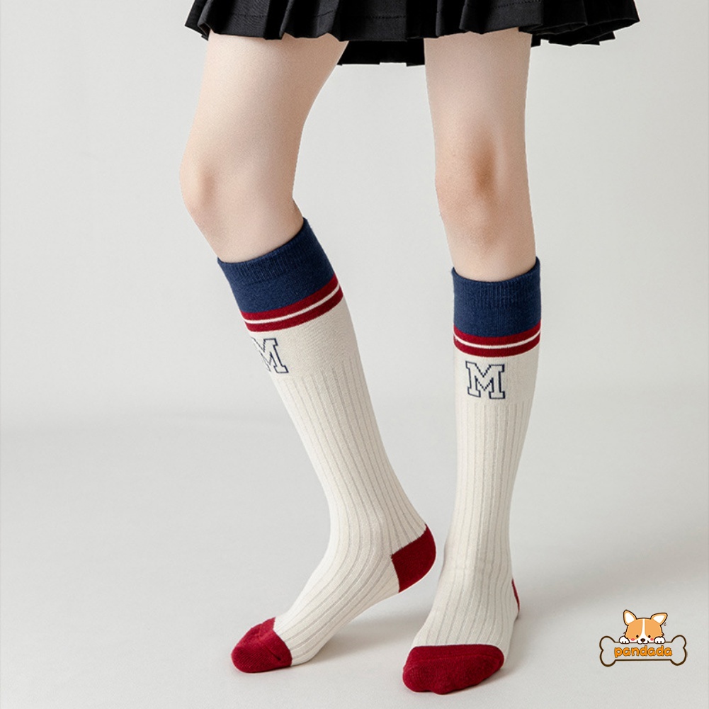Đôi Vớ cotton DàI MàU SắC Dễ Thương Cho Bé