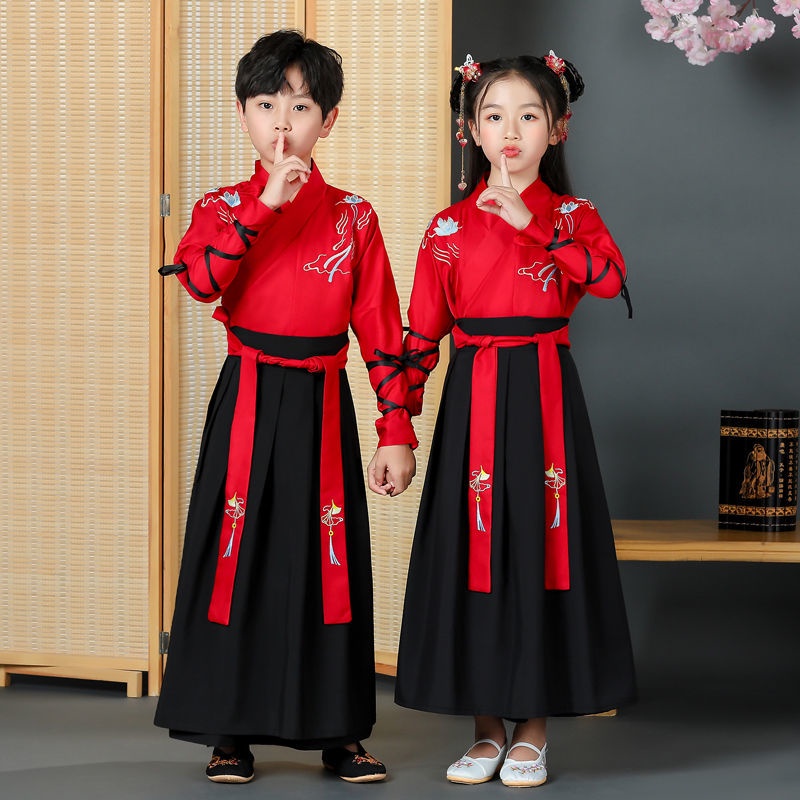 Bộ Hán Phục Phong Cách Trung Hoa Xinh Xắn Cho Bé