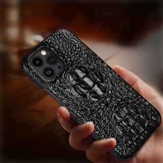 Ốp da họa tiết cá sấu cá sấu cá sấu cho iphone 15 pro max 15 plus 12 13 14 pro da bò chống sốc mặt sau