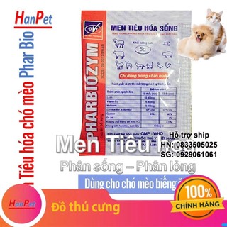 Men Bio Pharma Men tiêu hóa thú cưng gói 5gr