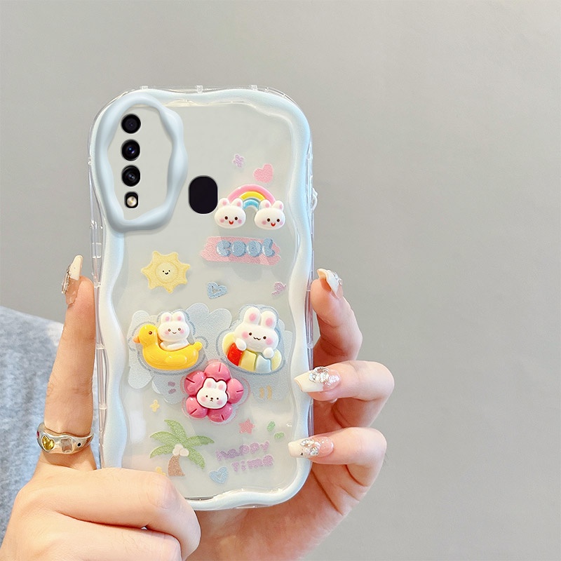 Ốp lưng samsung a20s Dễ Thương Ốp Điện Thoại Chống Sốc Hình Búp Bê Hoạt Hình 3d Thời Trang Cho samsung a20s