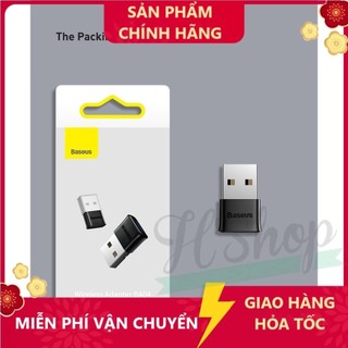 -hshop Đầu chuyển đổi USB Bluetooth 5.0 Baseus cho đầu thu âm thanh loa không dây máy tính / laptop -hshop365