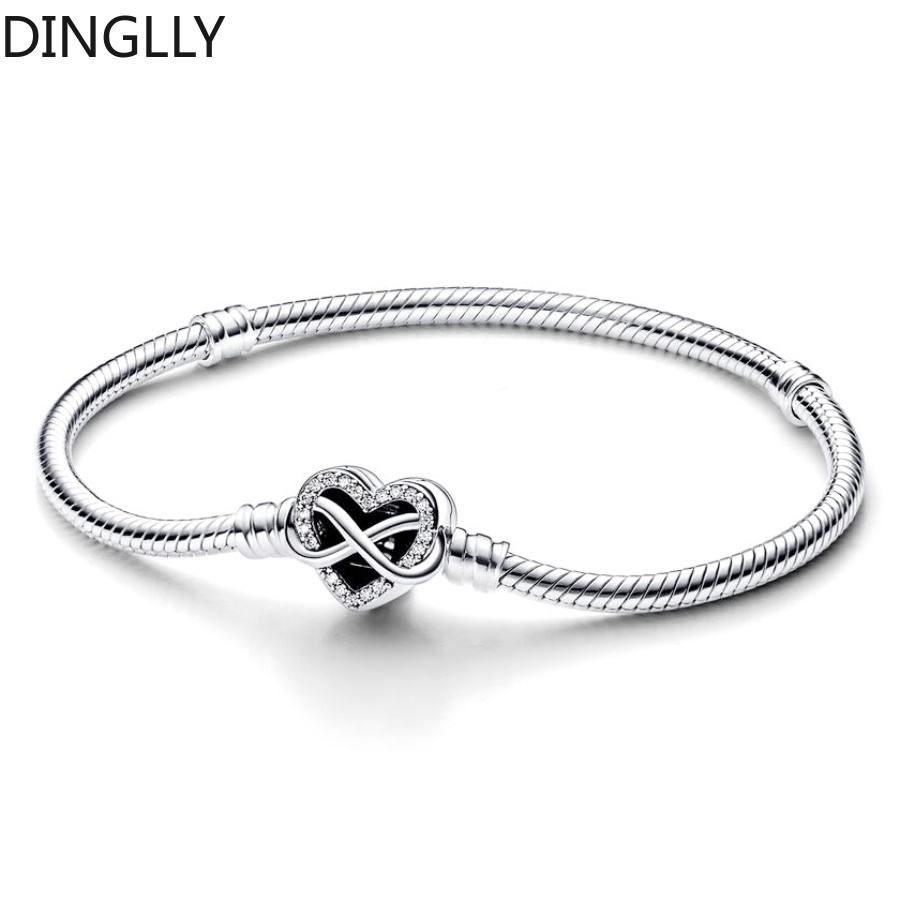 Delly Vòng Tay Hạt charm Thắt Nút Hình Trái Tim Hoa Cúc Cổ Điển diy