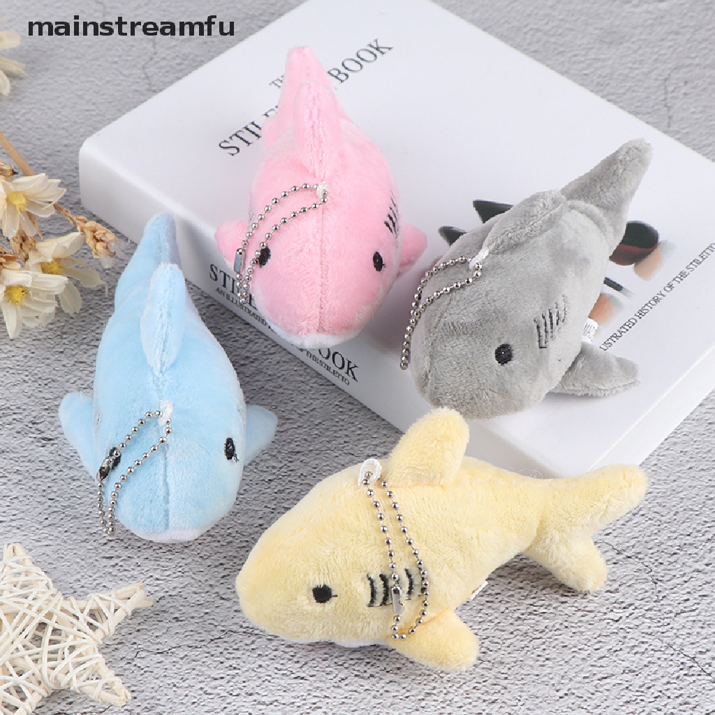Móc Khóa Hình Cá Mập Nhồi Bông mini 12CM Kiểu Mới