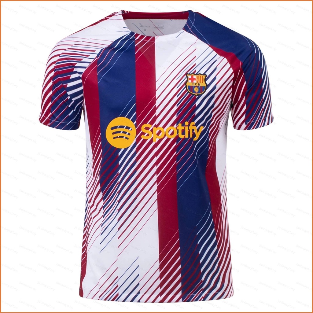 Áo Thun Bóng Đá Tay Ngắn fb 2023-2024 barcelona