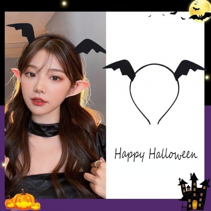 Băng Đô Cài Tóc Có Mặt Nạ Hóa Trang halloween Dễ Thương Cho Nữ