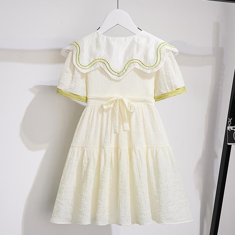 Girl Princess váy mùa hè nước ngoài trang phục nữ thời trang Hàn Quốc váy giản dị váy ngủ trẻ em