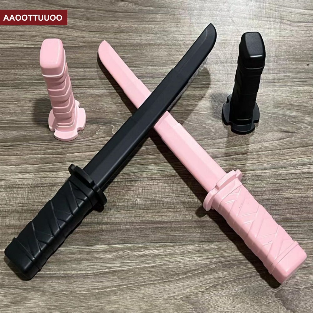 Đồ Chơi Dao Nhựa Nhấn Tạo Hình samurai 3d Sáng Tạo