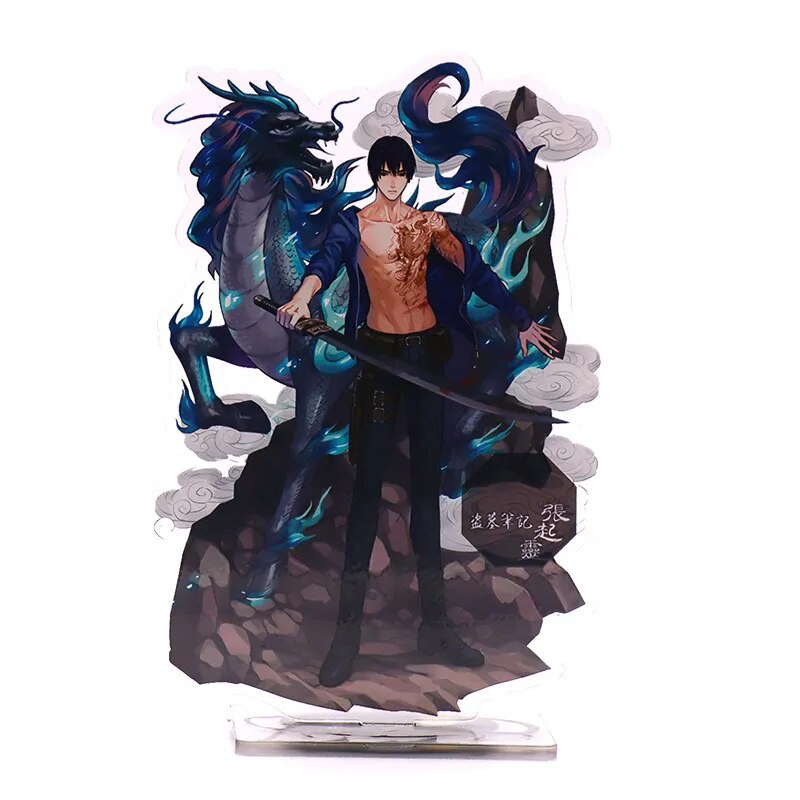 Mô hình Standee Anime Stand Time Raiders Đạo mộ bút ký Wuxie Zhang qiling Acrylic Phụ kiện trang trí để bàn góc học tập