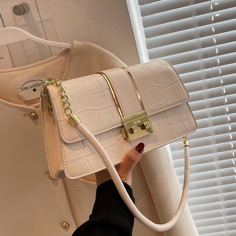 Túi Đeo Vai Hình Vuông Màu Trắng Phong Cách Mới 2023 Dễ Phối Đồ