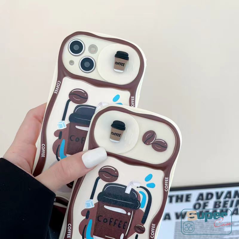 Ốp Điện Thoại Dẻo Hình Gấu / Đậu Cà Phê 3d Dễ Thương Cho iphone xr 11 14 12 13 11 pro max 7 8 6 6s plus x xs max